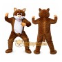 Brown Cat Mascot Costume for Children's Events