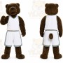 Brown Bear Mascot Costume for Sports Events