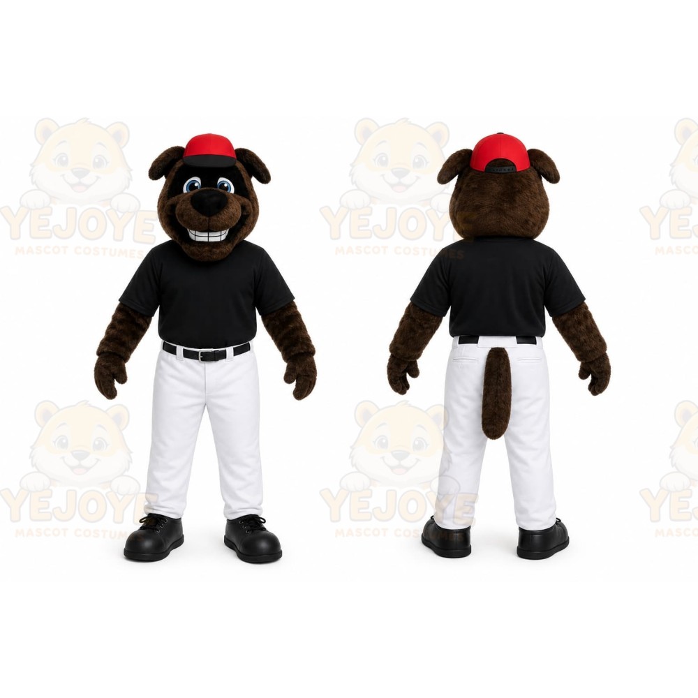 Brown Dog Mascot Costume for Events and Promotions