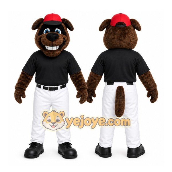 Brown Dog Mascot Costume for Events and Promotions