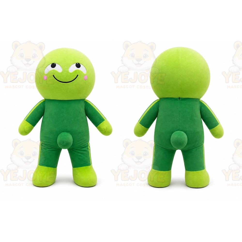Green Alien Mascot Costume for Children's Events