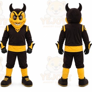 Black Devil Mascot Costume for Events and Promotions
