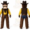 Brown Cowboy Mascot Costume for Events and Promotions