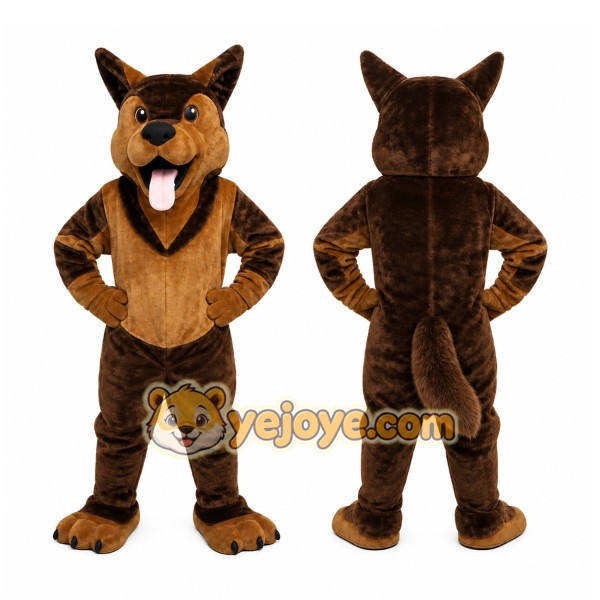 Brown Dog Mascot Costume for Events and Promotions