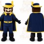 Blue Musketeer Mascot Costume for Events and Promotions
