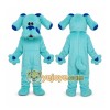 Blue Dog Mascot Costume for Children's Events