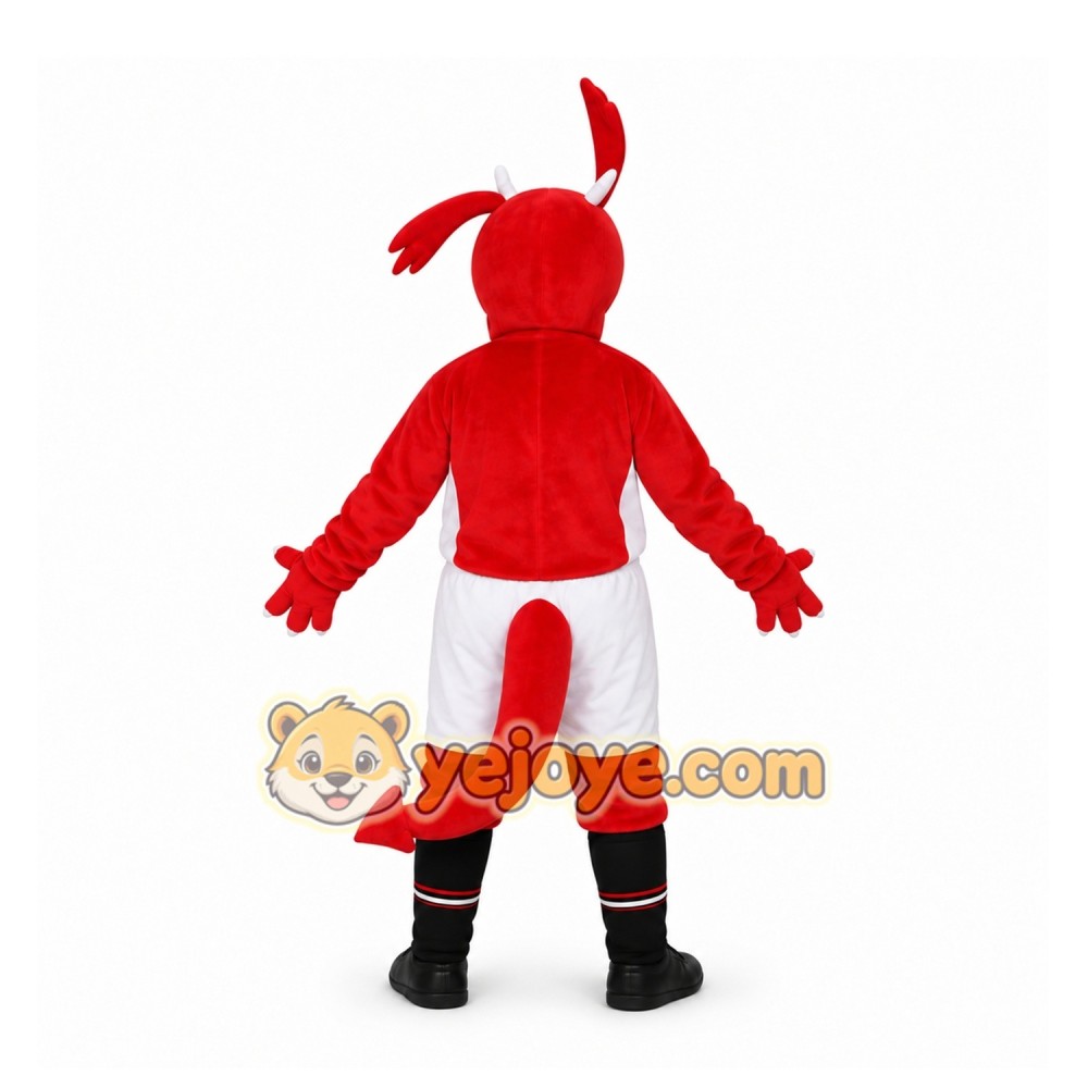 Red Dragon Mascot Costume for Events and Promotions Red Dragon Mascot Costume for Events and Promotions