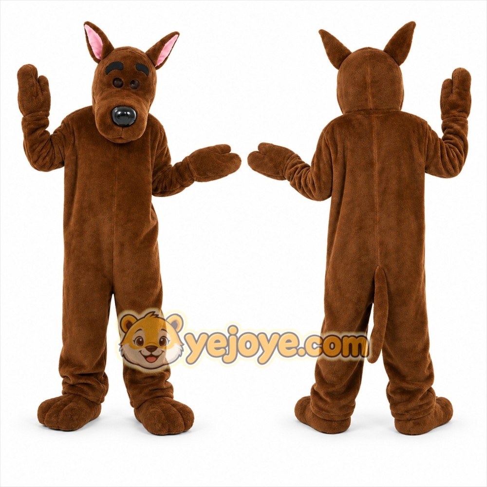 Brown Dog Mascot Costume for Events and Promotions Brown Dog Mascot Costume for Events and Promotions