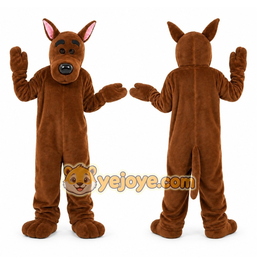 Brown Dog Mascot Costume for Events and Promotions Brown Dog Mascot Costume for Events and Promotions