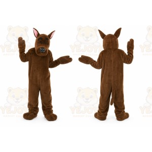 Brown Dog Mascot Costume for Events and Promotions