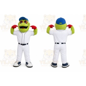 Green Frog Mascot Costume for Sports Events
