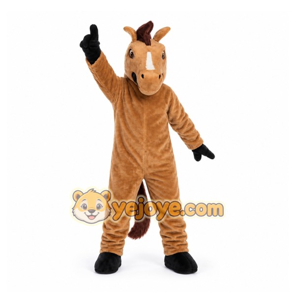Brown Horse Mascot Costume for Events and Promotions