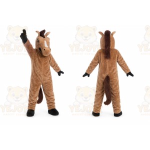Brown Horse Mascot Costume for Events and Promotions