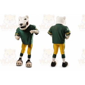 White Bear Mascot Costume for Sports Events
