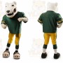 White Bear Mascot Costume for Sports Events