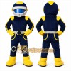 Blue Race Car Driver Mascot Costume for Events and Promotions Blue Race Car Driver Mascot Costume for Events and Promotions