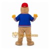 Tan Bird Mascot Costume for Sports Events