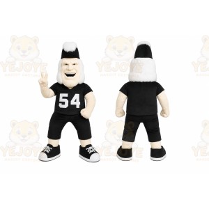 Black Character With Mohawk Mascot Costume for Sports Events