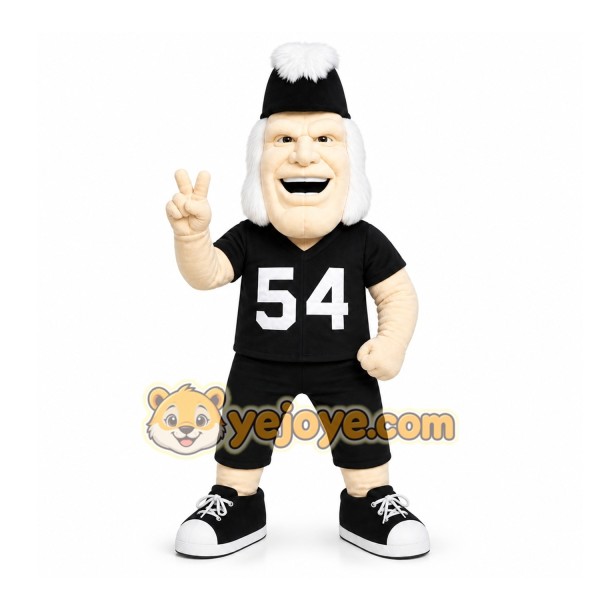 Black Character With Mohawk Mascot Costume for Sports Events