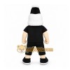 Black Character With Mohawk Mascot Costume for Sports Events Black Character With Mohawk Mascot Costume for Sports Events