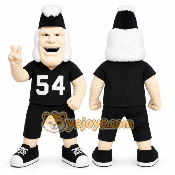 Black Character With Mohawk Mascot Costume for Sports Events