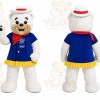 White Bear Mascot Costume for Holiday Events