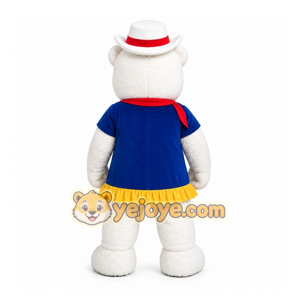 White Bear Mascot Costume for Holiday Events White Bear Mascot Costume for Holiday Events
