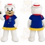 White Bear Mascot Costume for Holiday Events