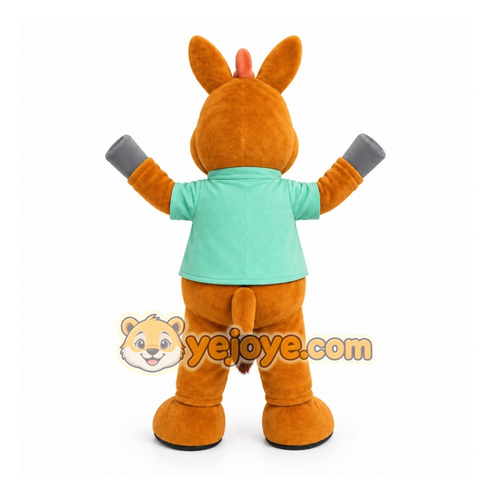 Brown Horse Mascot Costume for Children's Events Brown Horse Mascot Costume for Children's Events