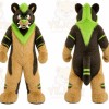 Brown Tiger Mascot Costume for Events and Promotions