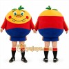 Red Fruit Character Mascot Costume for Events and Promotions Red Fruit Character Mascot Costume for Events and Promotions