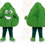 Green Artichoke Mascot Costume for Events and Promotions