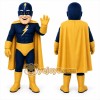 Blue Superhero Mascot Costume for Events and Promotions