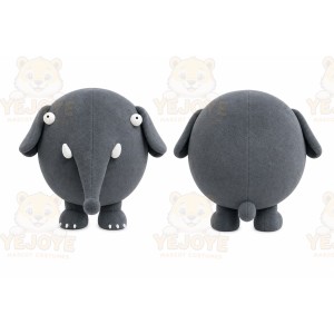 Gray Elephant Mascot Costume for Children's Events