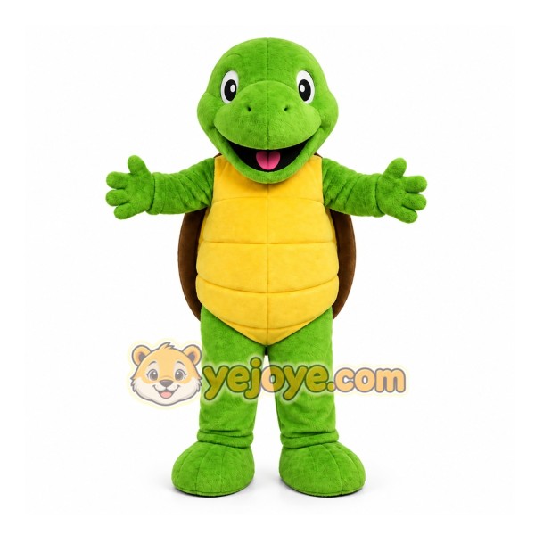 Green Turtle Mascot Costume for Children's Events Green Turtle Mascot Costume for Children's Events
