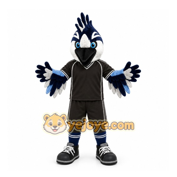 Black Bird Mascot Costume for Sports Events