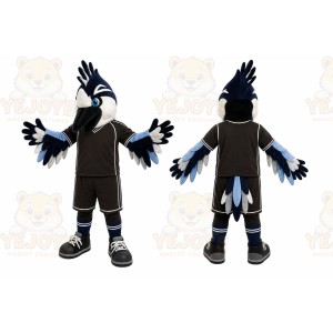 Black Bird Mascot Costume for Sports Events