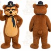 Brown Bear Mascot Costume for Corporate Events