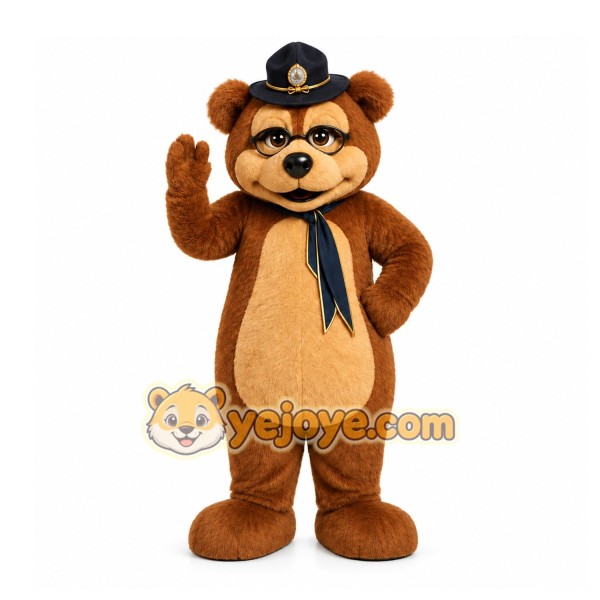 Brown Bear Mascot Costume for Corporate Events