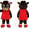 Black Cow Mascot Costume for Children's Events