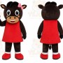 Black Cow Mascot Costume for Children's Events