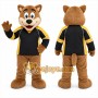 Brown Dog Mascot Costume for Sports Events