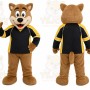 Brown Dog Mascot Costume for Sports Events