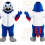 Blue Bird Mascot Costume for Sports Events