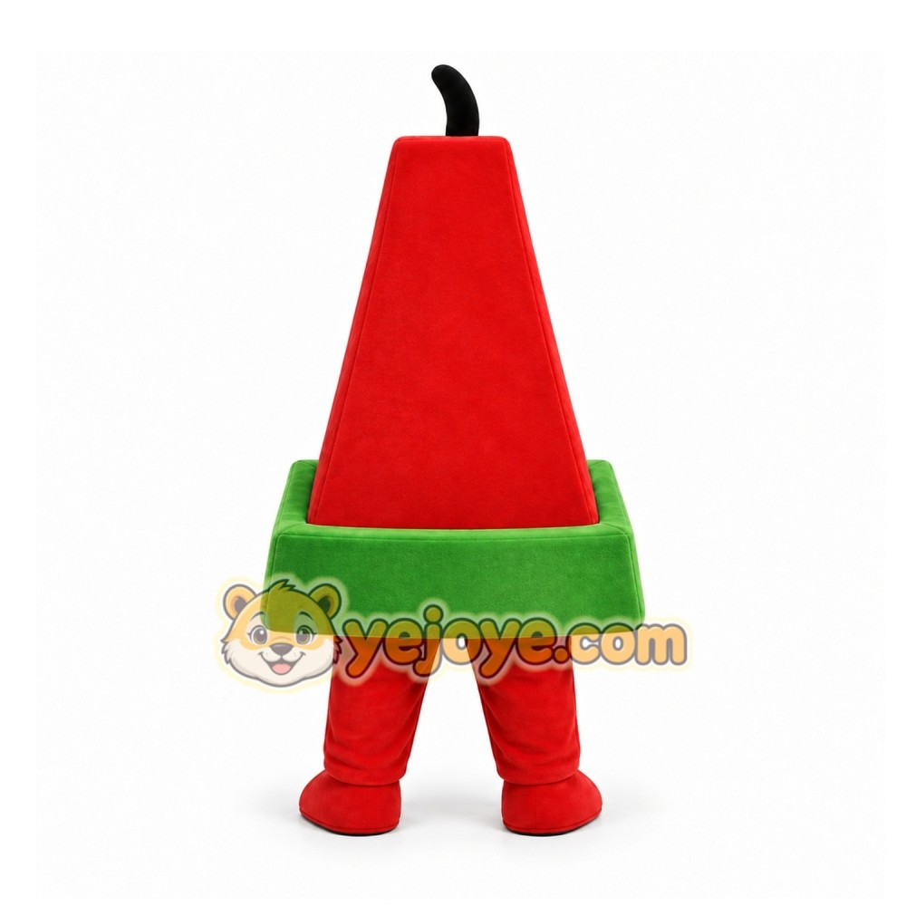 Watermelon Slice Mascot Costume for Restaurant Promotions