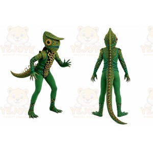 Green Lizard Mascot Costume for Events and Promotions