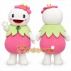 Pink Flower Character Mascot Costume for Children's Events Pink Flower Character Mascot Costume for Children's Events