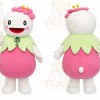 Pink Flower Character Mascot Costume for Children's Events