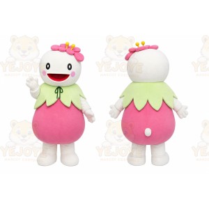 Pink Flower Character Mascot Costume for Children's Events