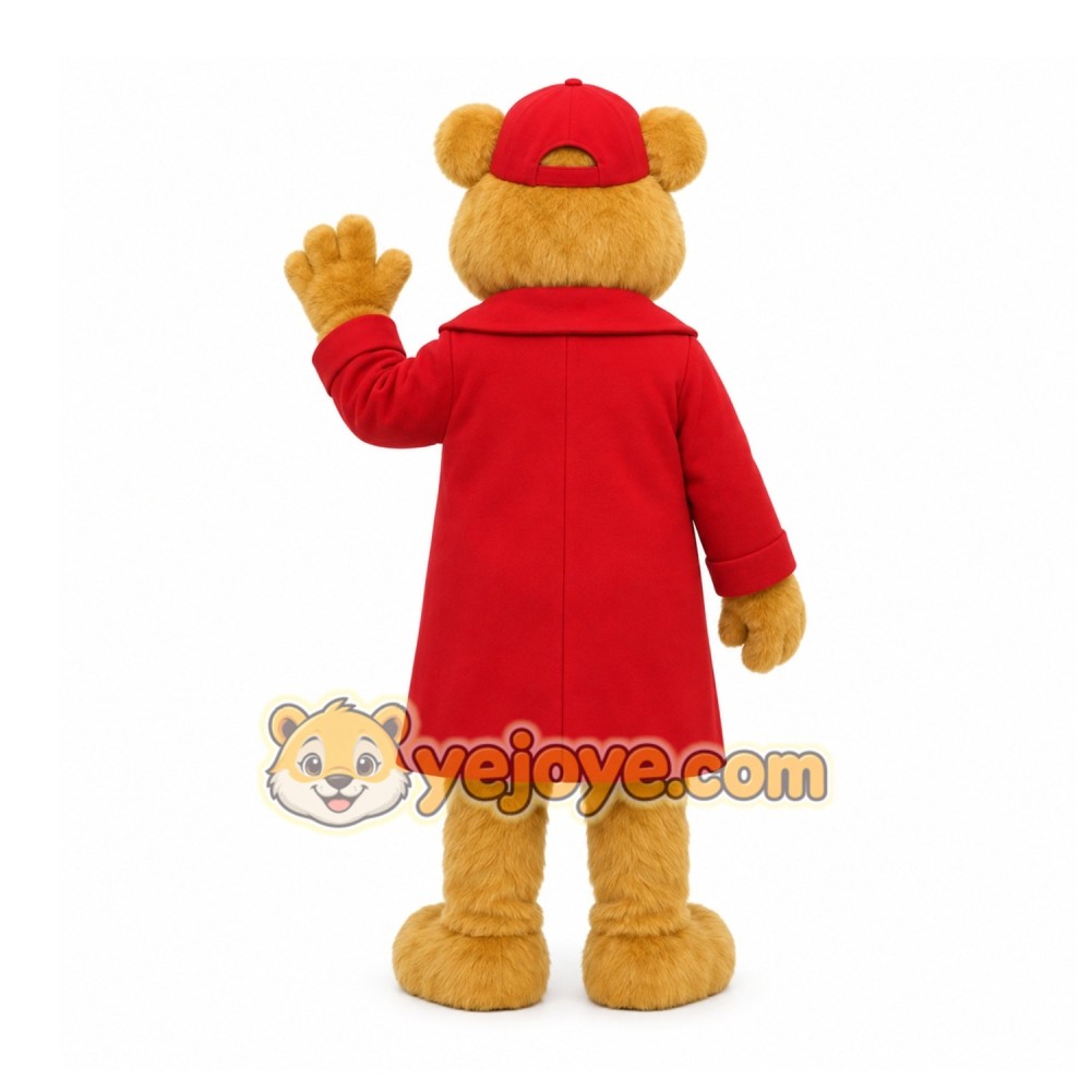 Red Bear Mascot Costume for Children's Events Red Bear Mascot Costume for Children's Events